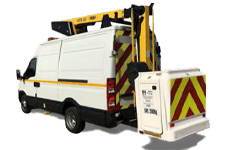 Minibus Hire Wakefield - 12.5M Cherry Picker 3.5T - Van hire Wakefield