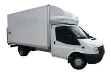 Minibus Hire Wakefield - Ford Luton 3.5 ton Tail Box Lift Truck - Truck hire Wakefield